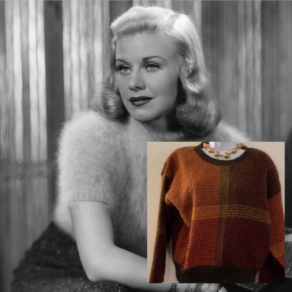 Vintage Autograph Mohair Sweater Medium